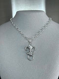 Fleur de Lis Door Knocker Chain