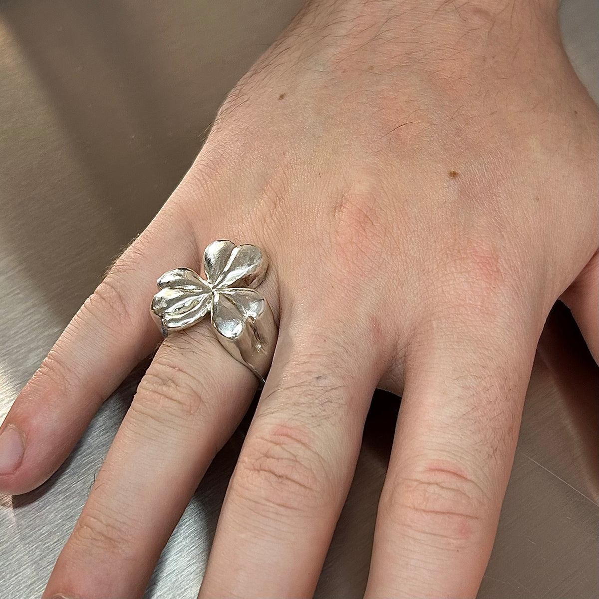Large Shamrock Ring