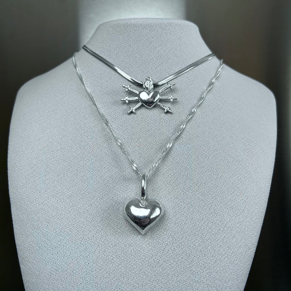 Pierced Heart Necklace