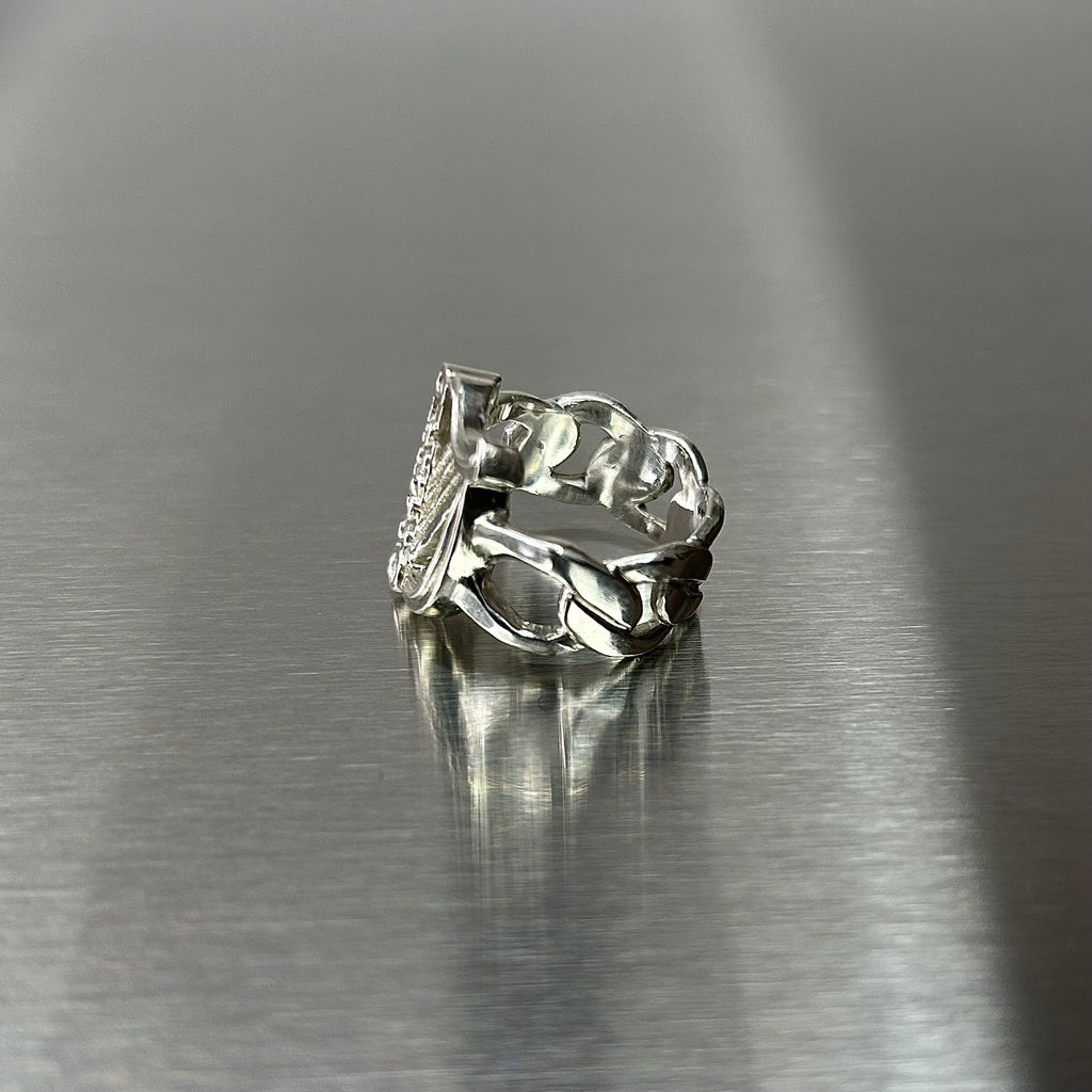 The Mother Celtic Harp Ring